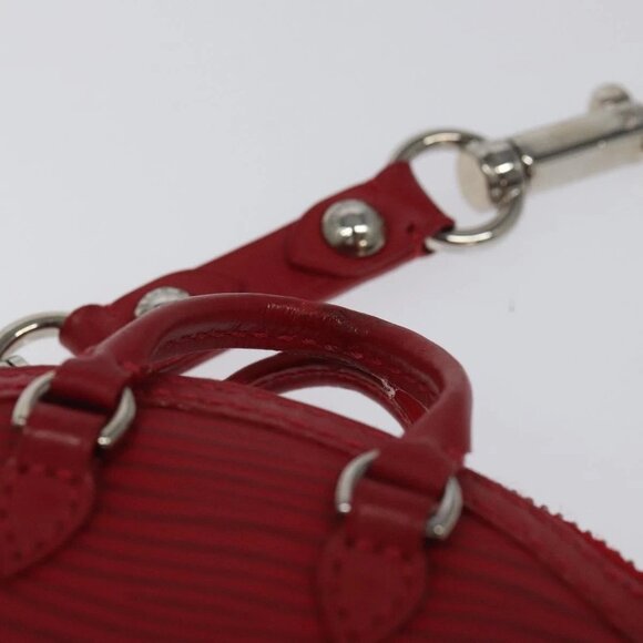 LOUIS VUITTON Epi Mini Lockit Charm Red M6001J LV Auth - Picture 5 of 14